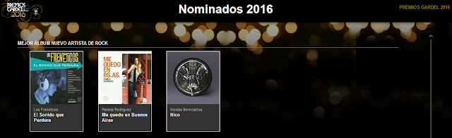 Sorpresa en las nominaciones de los Premios Gardel 2016