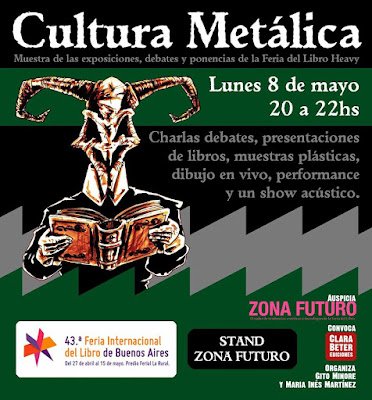 El heavy metal presente en la 43° Feria del Libro
