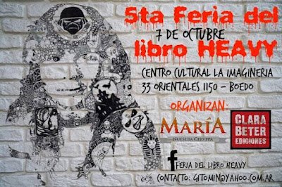 Nueva edición de la feria del libro heavy