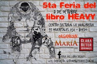 Mañana la 5º Feria del libro Heavy