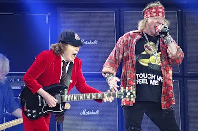 AC/DC grabará un nuevo disco y girará con Axl Rose como vocalista