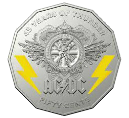 Monedas de AC/DC en Australia