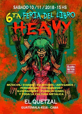 Se viene la 6º Feria del libro Heavy