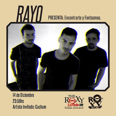Rayo en vivo el 14 de diciembre en Roxy Live