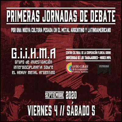 Primeras Jornadas de Debate metalero en Buenos Aires