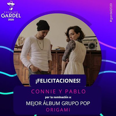 Connie & Pablo nominados a los Premios Gardel