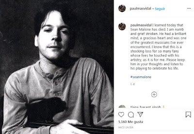 Murió Sean Malone, bajista de Cynic