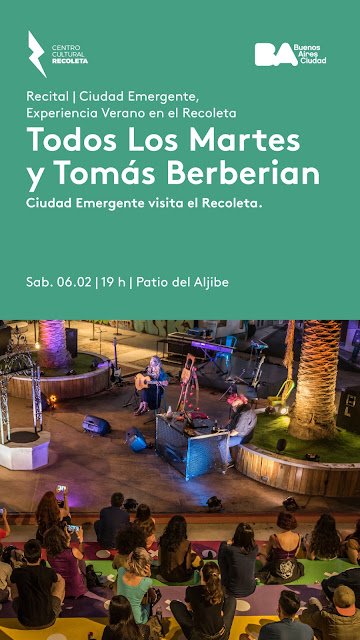 Todos los Martes se presenta en los escenarios del Festival Ciudad Emergente