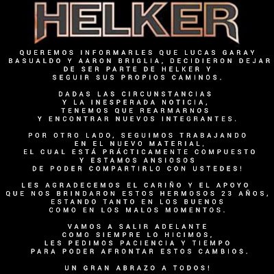 Reestructuración forzada en Helker