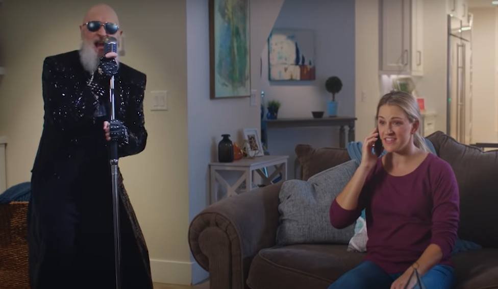 Rob Halford participó en un anuncio televisivo