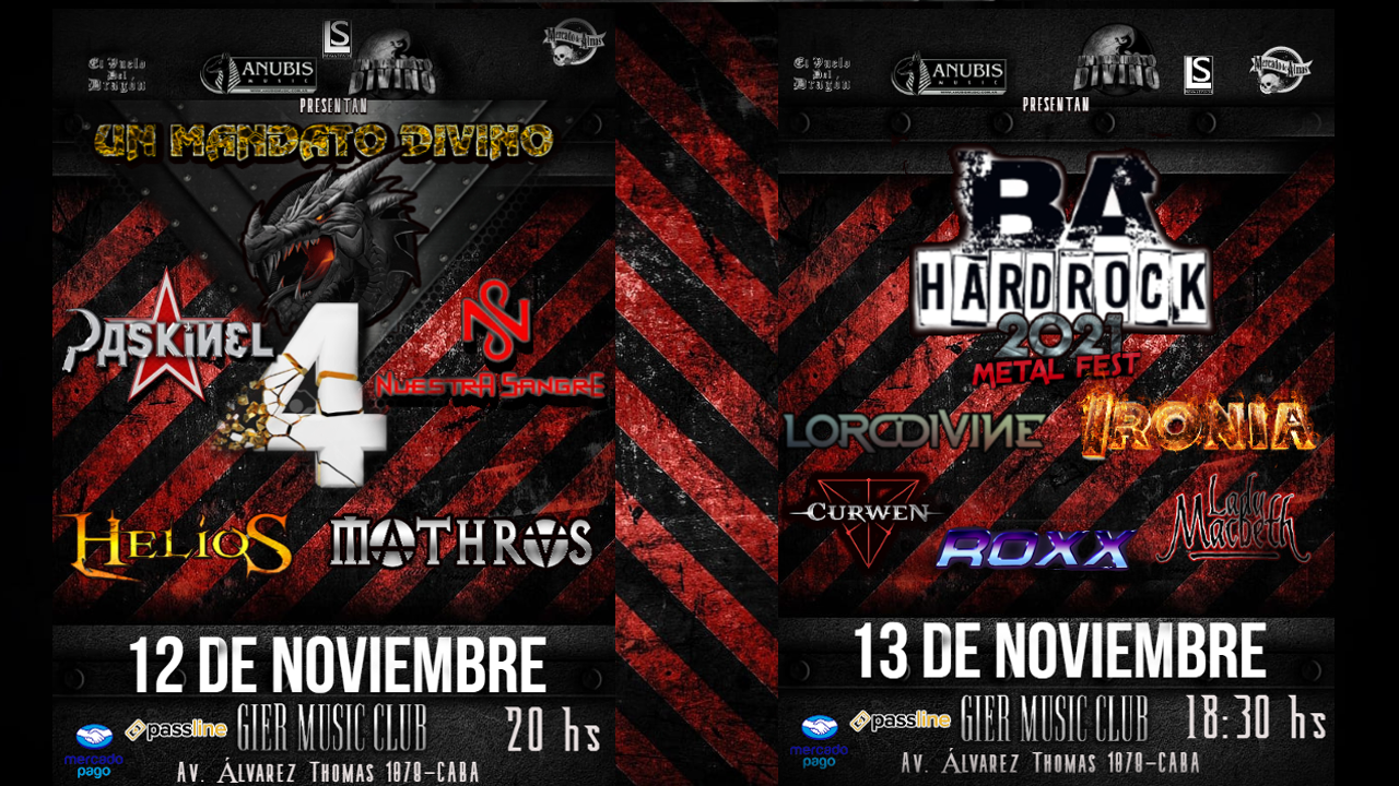 Dos noches mágicas de hard rock y metal