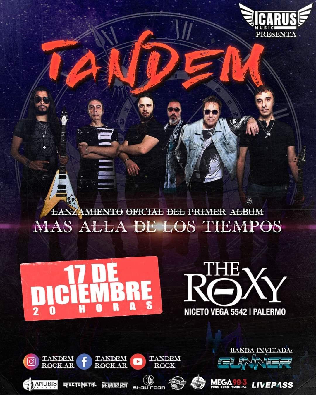 Tandem regresa a los escenarios en The Roxy