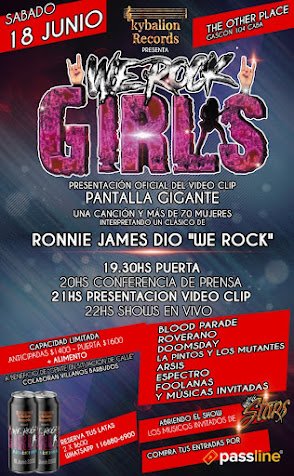 Se viene «We Rock Girls» y estuvimos charlando con las bateristas