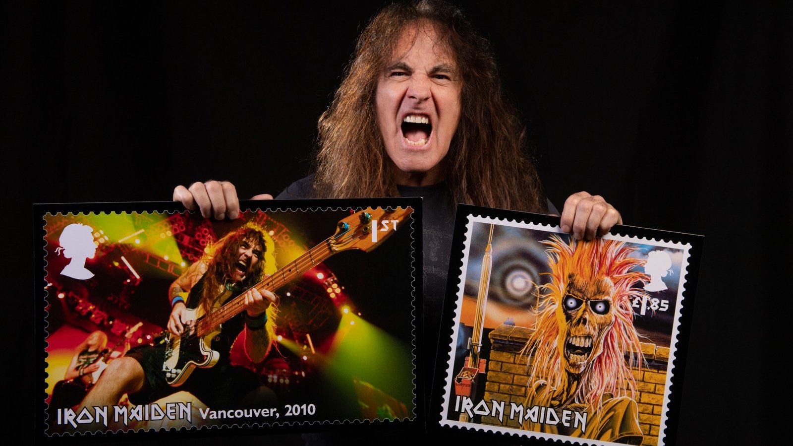 El correo postal del Reino Unido lanza estampillas de Iron Maiden