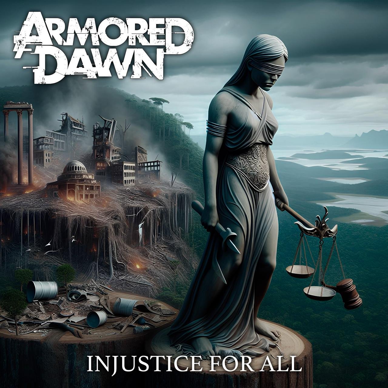 Armored Dawn trae fuertes reflexiones con su nuevo sencillo «Injustice For All»