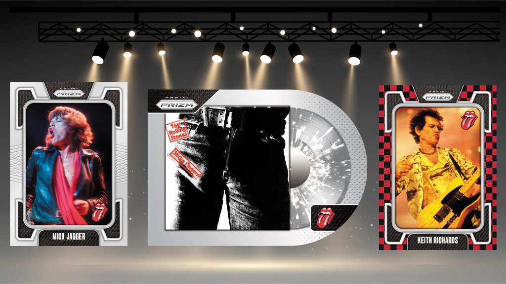 The Rolling Stones se asocian con Panini América para crear un juego de cartas coleccionables
