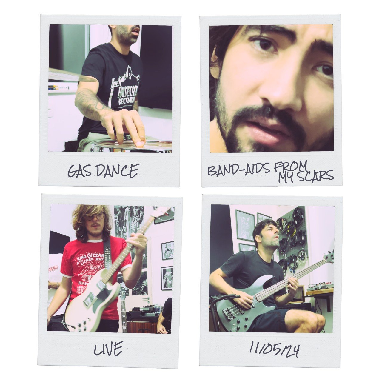 El dúo de rock Gas Dance lanza el sencillo «Band-Aids From My Scars (Live)»
