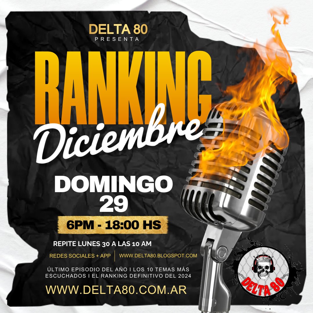 Cuarto Ranking Anual Delta 80