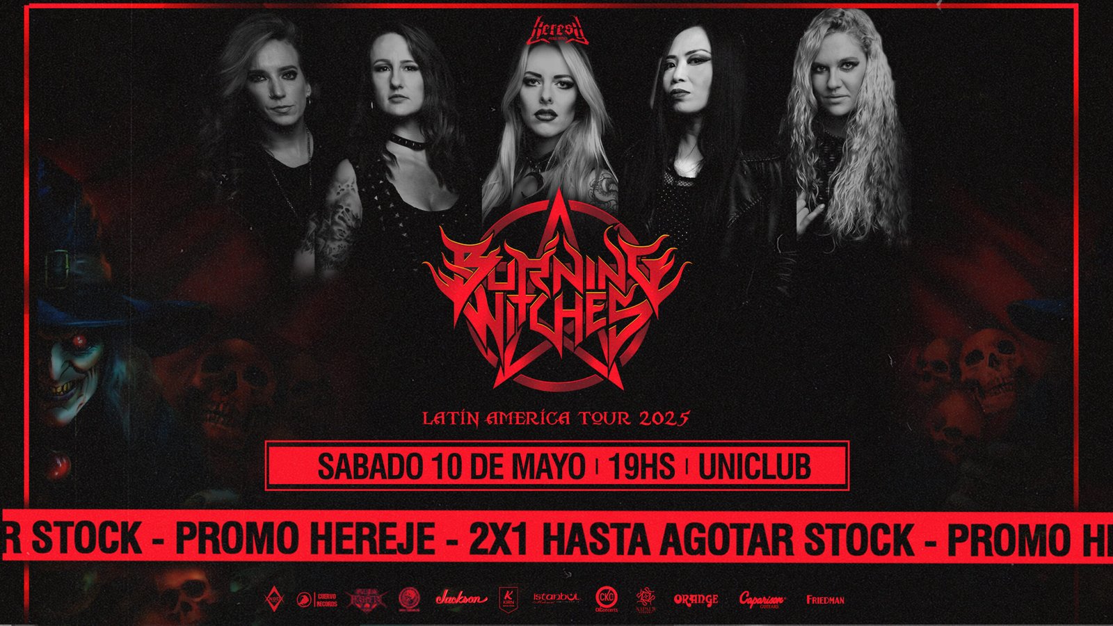 ¿Estás listo para ver arder a las brujas? Burning Witches en Argentina
