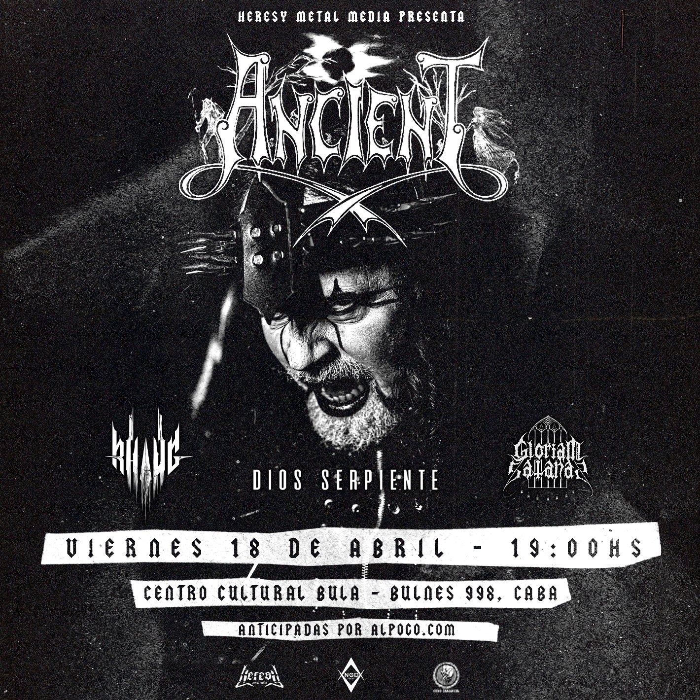 Ancient, ícono del black metal noruego, regresa a Argentina para un «ritual oscuro»