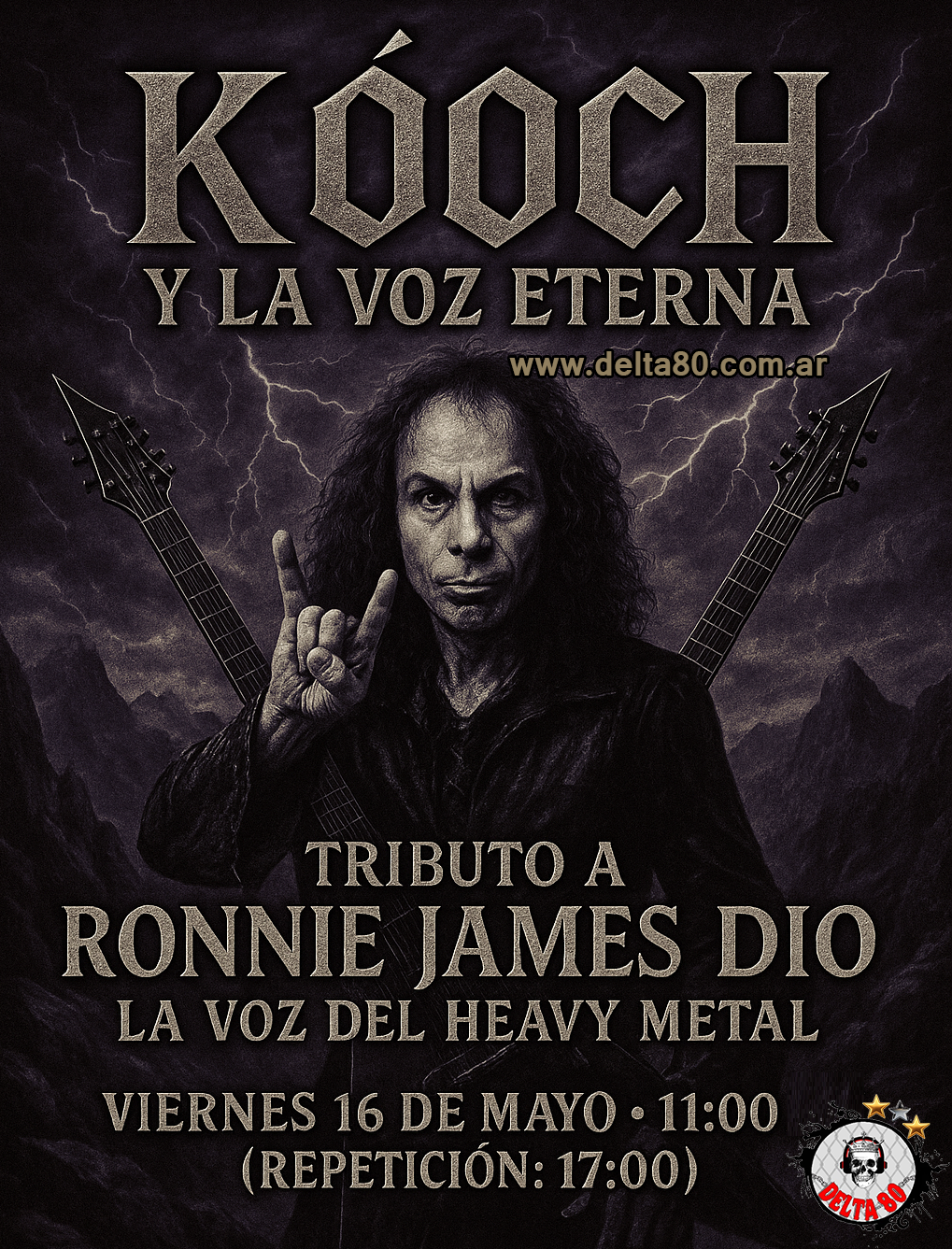 Hoy comienza «Kóoch y la voz eterna» con un homenaje a Ronnie James Dio