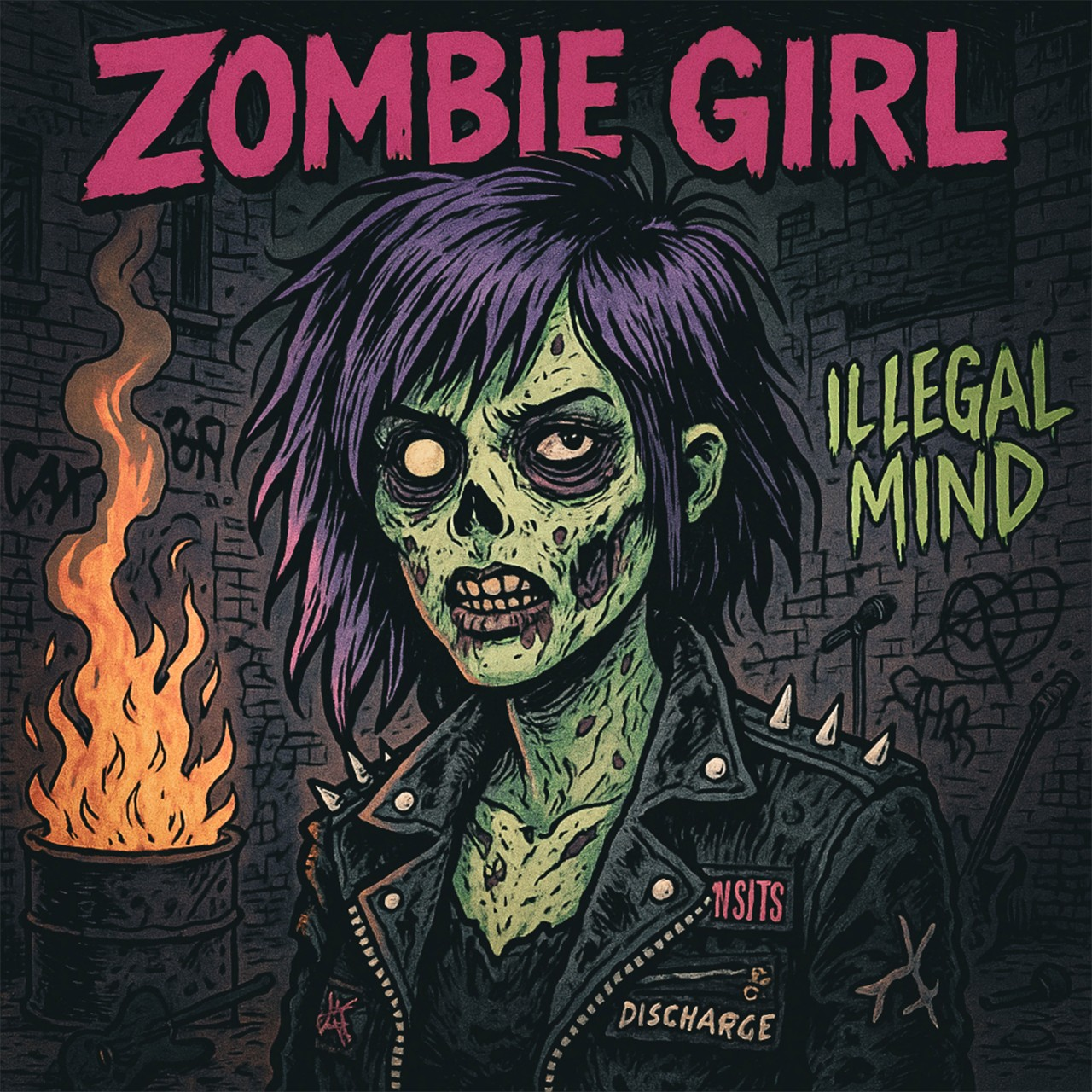 Entre el rock y el horror punk, Illegal Mind lanza nuevo single «Zombie Girl»
