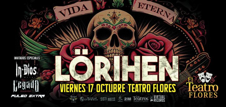 Lörihen prepara una noche de hard rock y celebraciones en el Teatro Flores