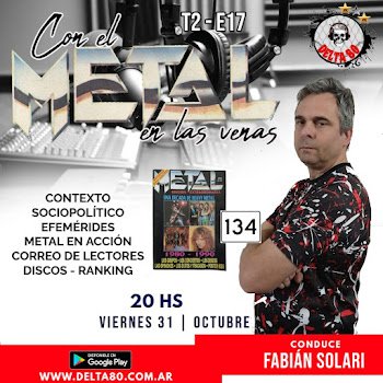 Programa «Con el Metal en las venas» T2 – E17