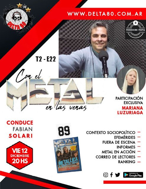 Programa «Con el Metal en las venas» T2 – E22