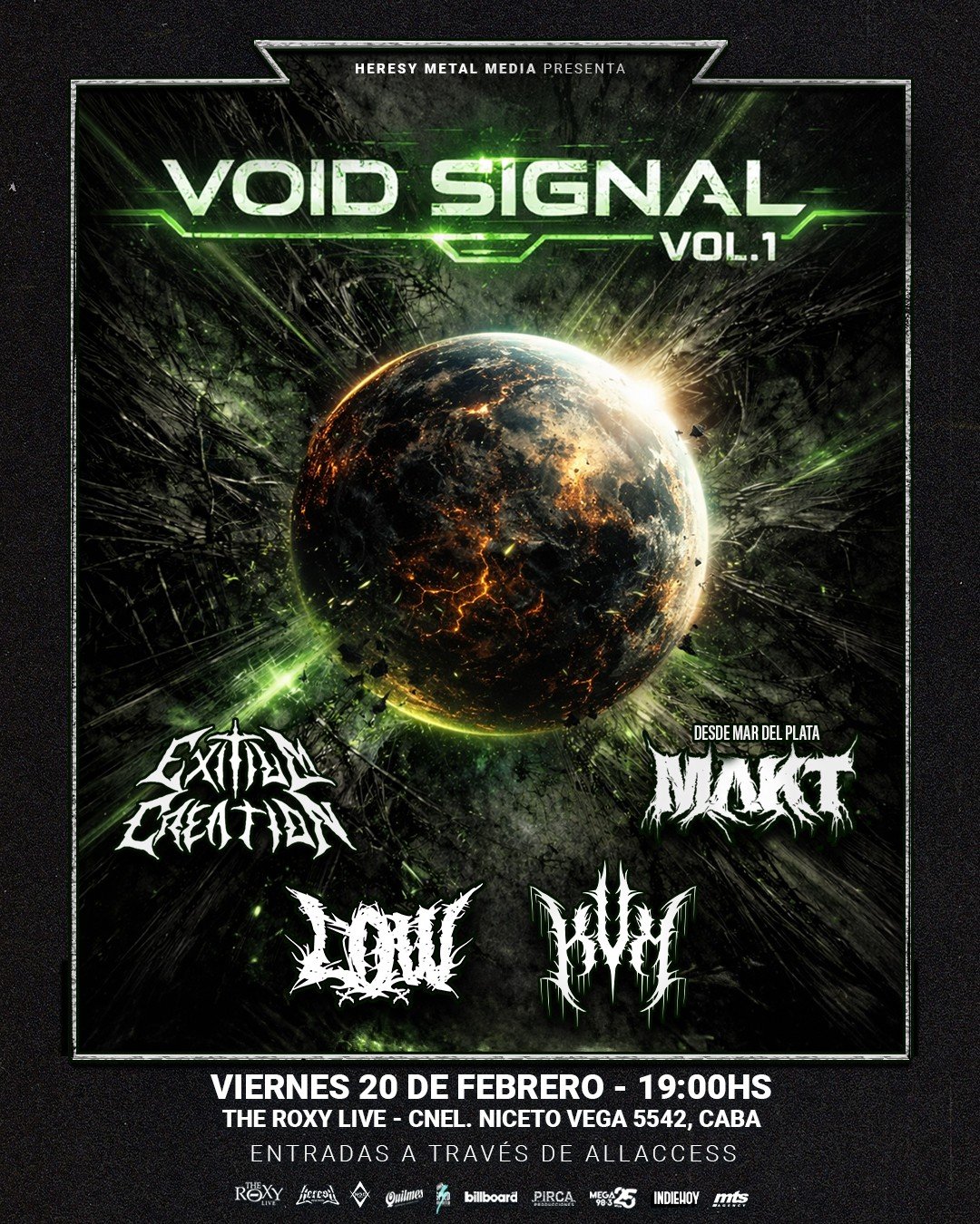Nace Void Signal: El nuevo epicentro del metal extremo moderno en Buenos Aires