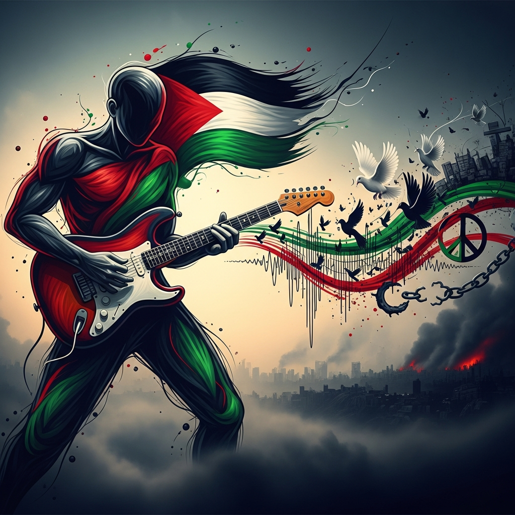 Cuando la música toma partido: del rugido del metal al eco global por Palestina