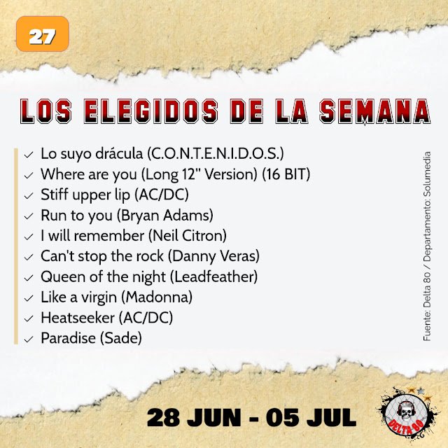 Los elegidos de la semana