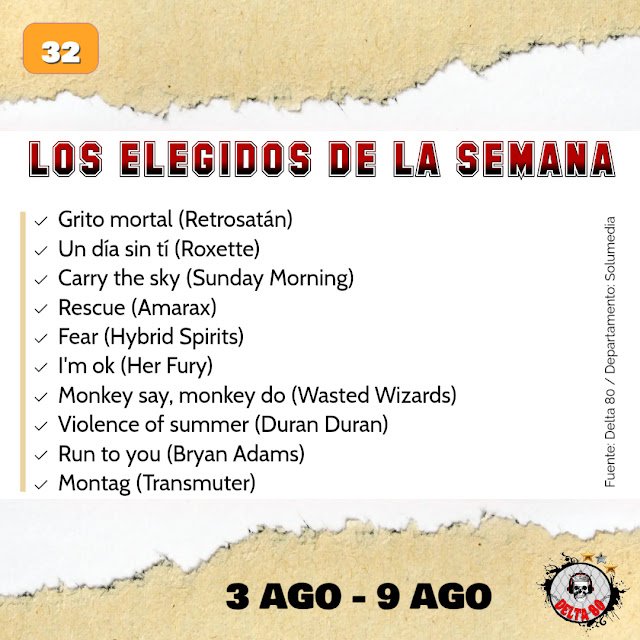Los elegidos de la semana